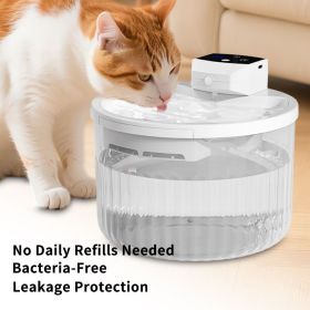 Pet Water Fountain,  Large Capacity Automatic Cat Water Dispenser with No Daily Refills Needed, Ultra-Quiet Pump Sleep-Friendly